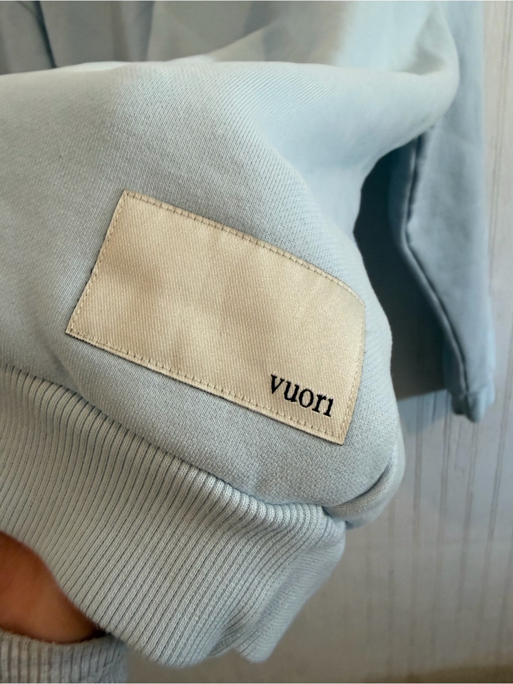 Vuori, Cozy Light Blue Oversized Sweatshirt - Picture 5 of 7
